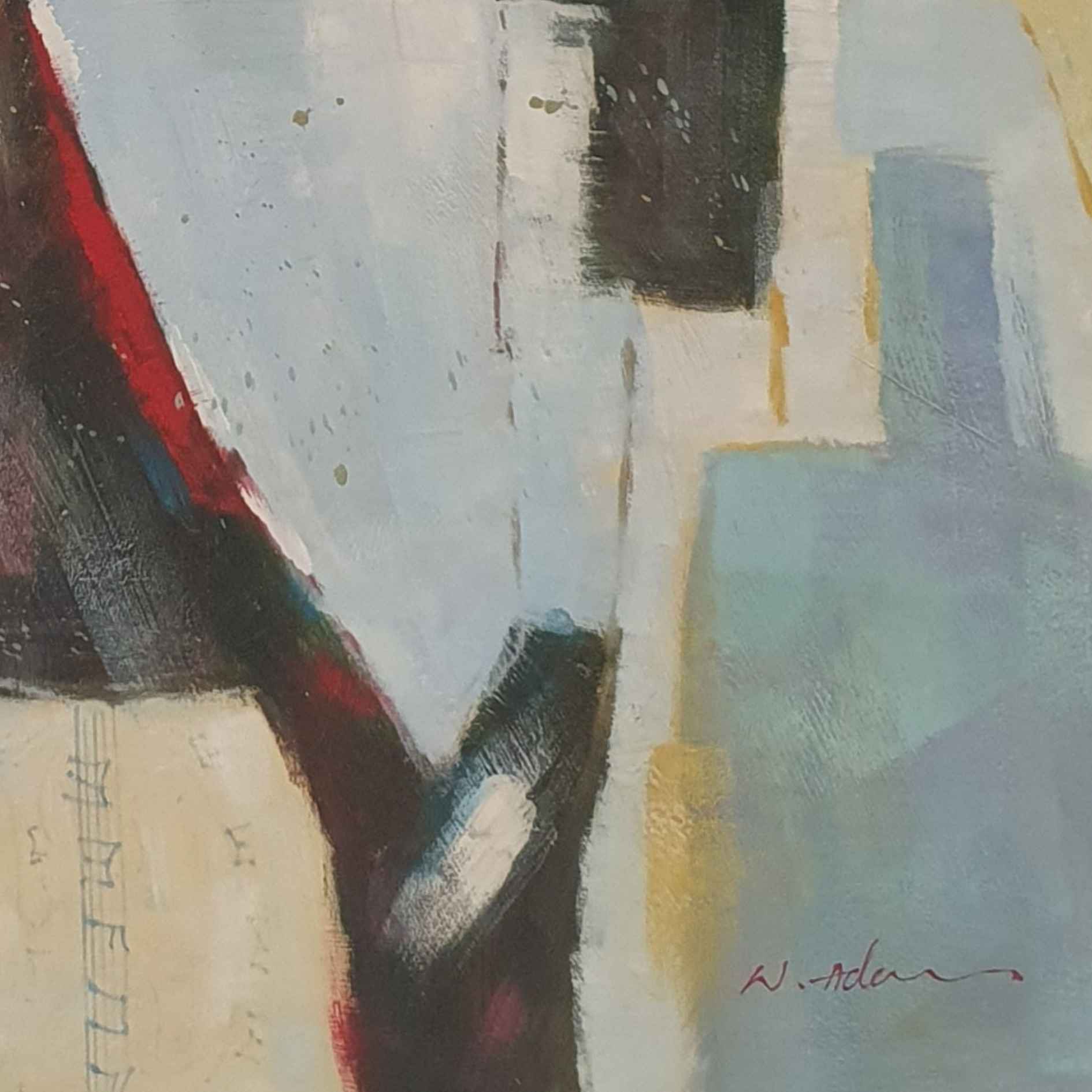 Cuadros abstractos pintados a mano ideales para salones modernos o negocios.