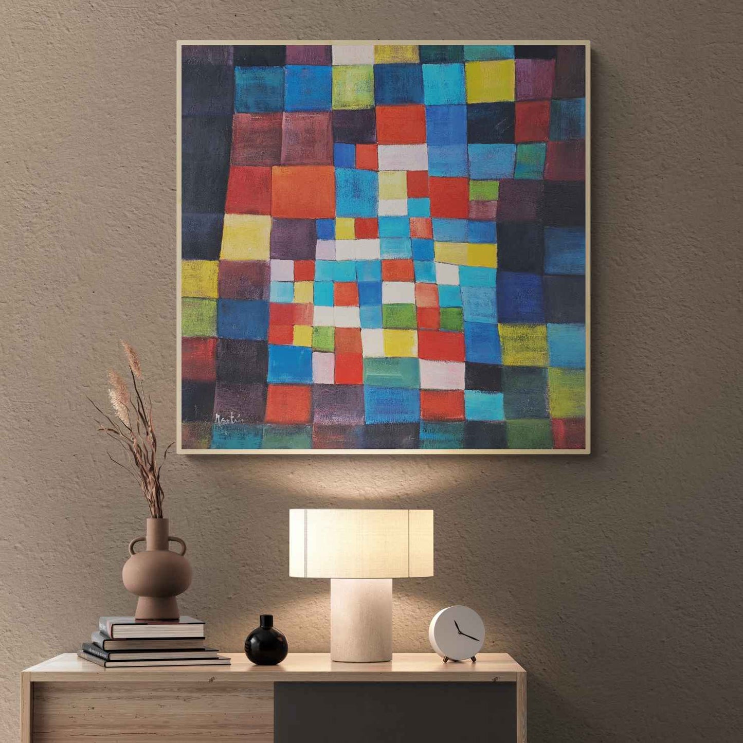 Pintura Oil Abstract 80x80 cm
