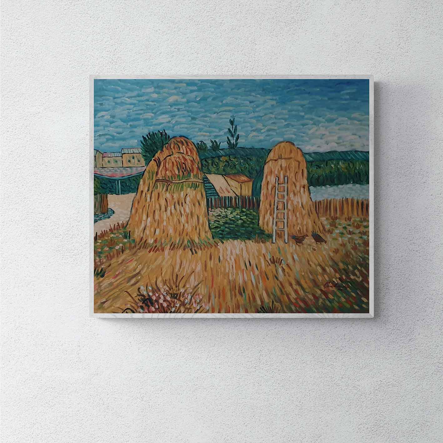 Haystacks in Provence, 1888 60x50 cm