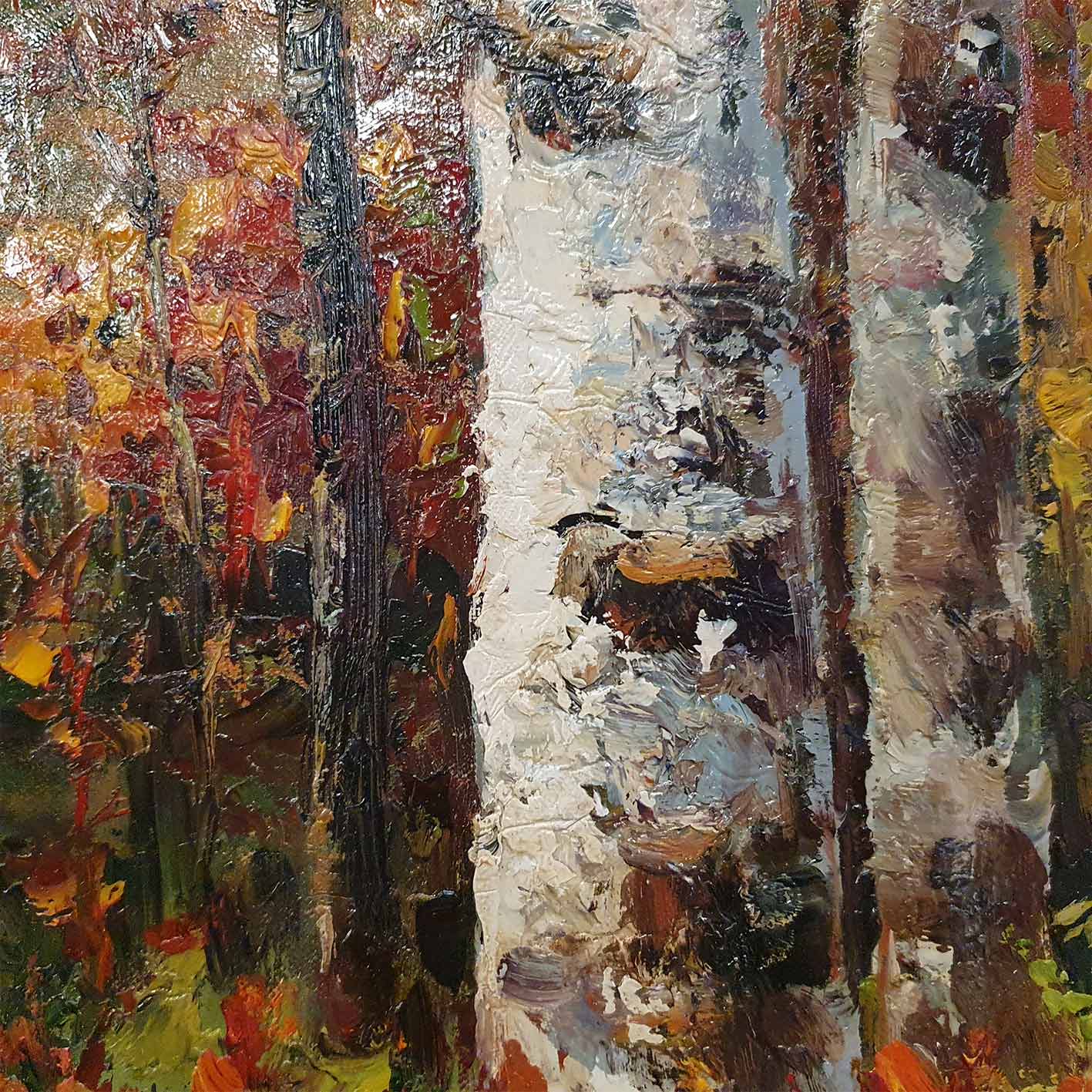 Cuadro Bosque Estilo  90x60 cm