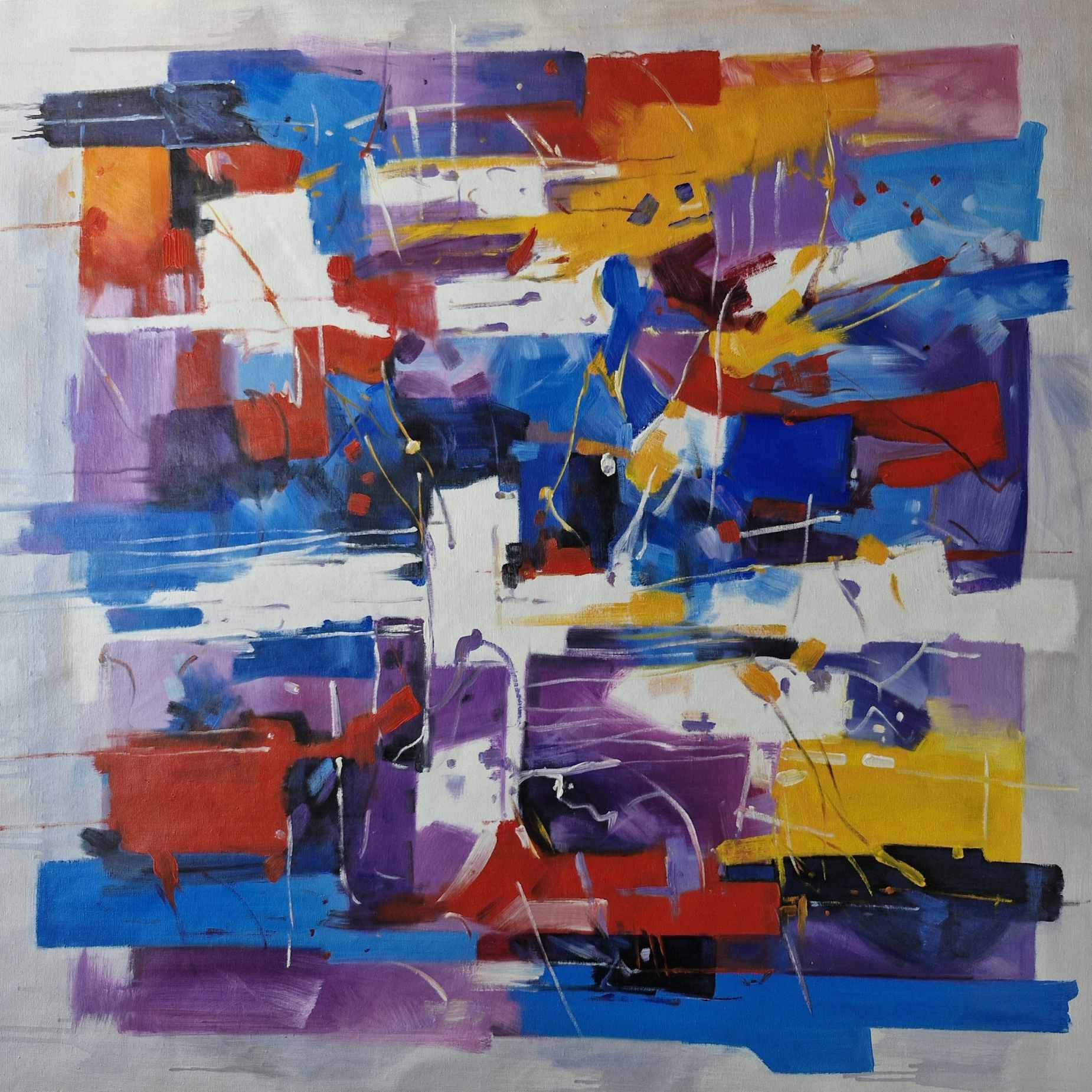 Cuadro decorativo moderno listo para colgar con envío gratis