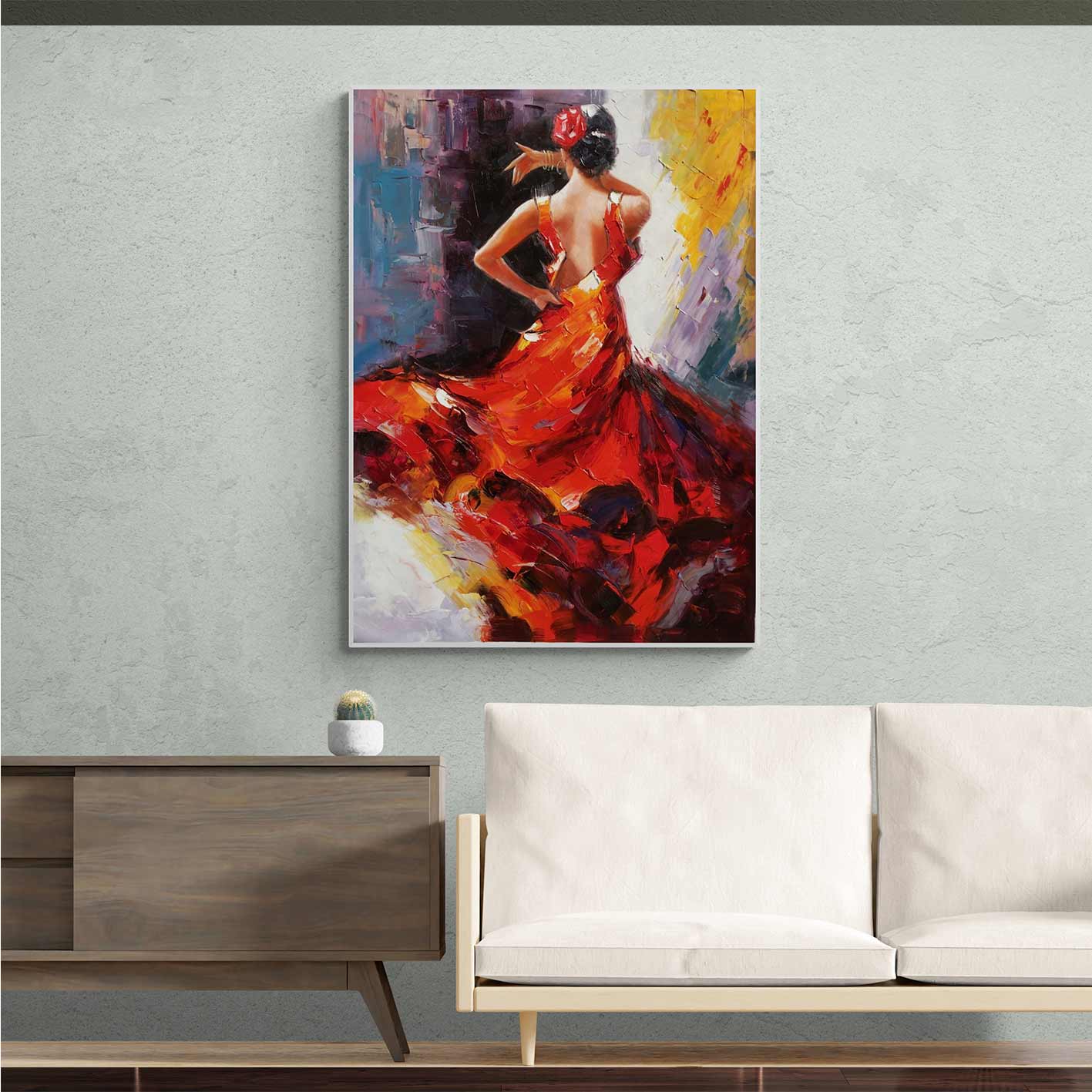 Pintura Flamenca Baile