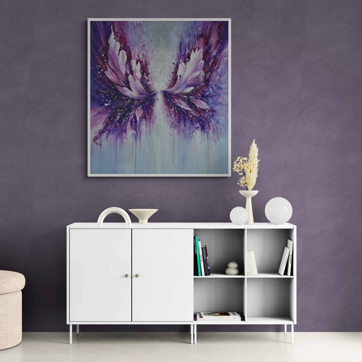 Obra de arte moderna para decorar paredes