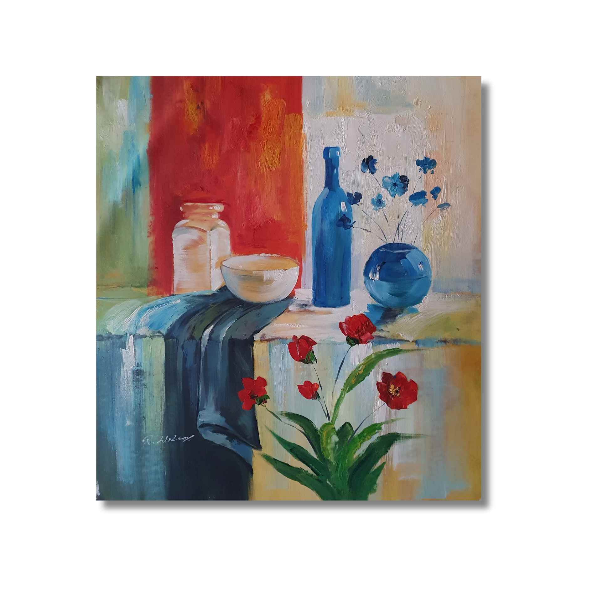 Arte decorativo sobre lienzo para pared de comedor