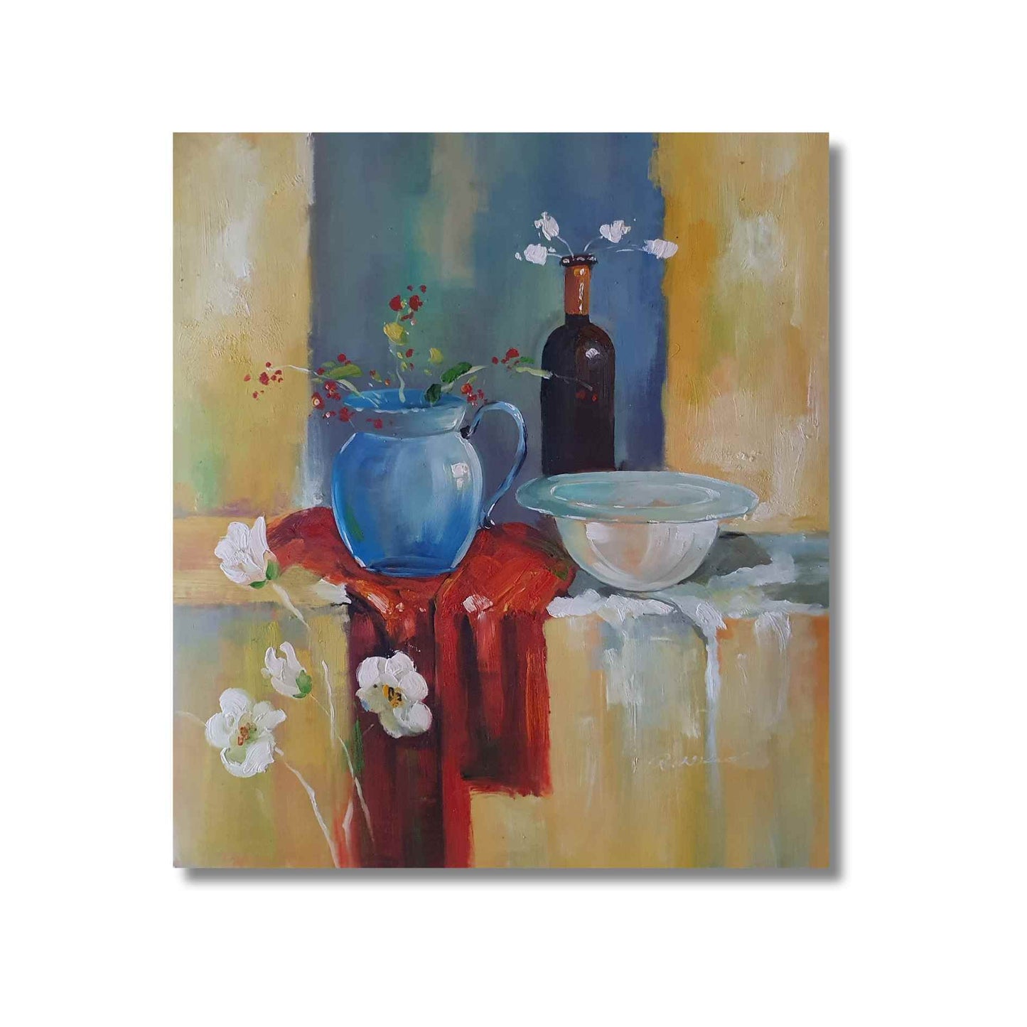 decoracion-pared-con-cuadros-de-bodegon