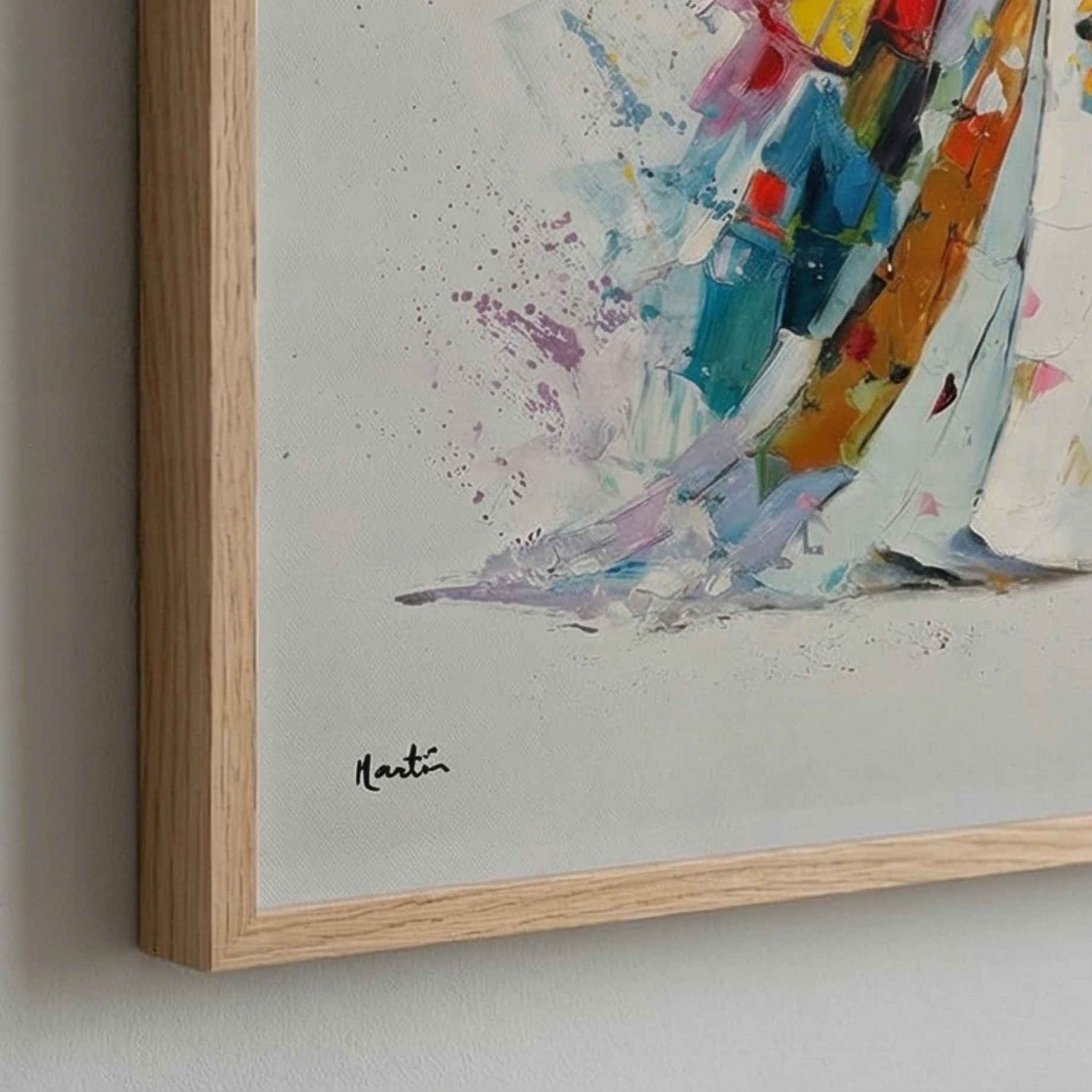 Cuadro decorativo mujer moderna en vestido de gala