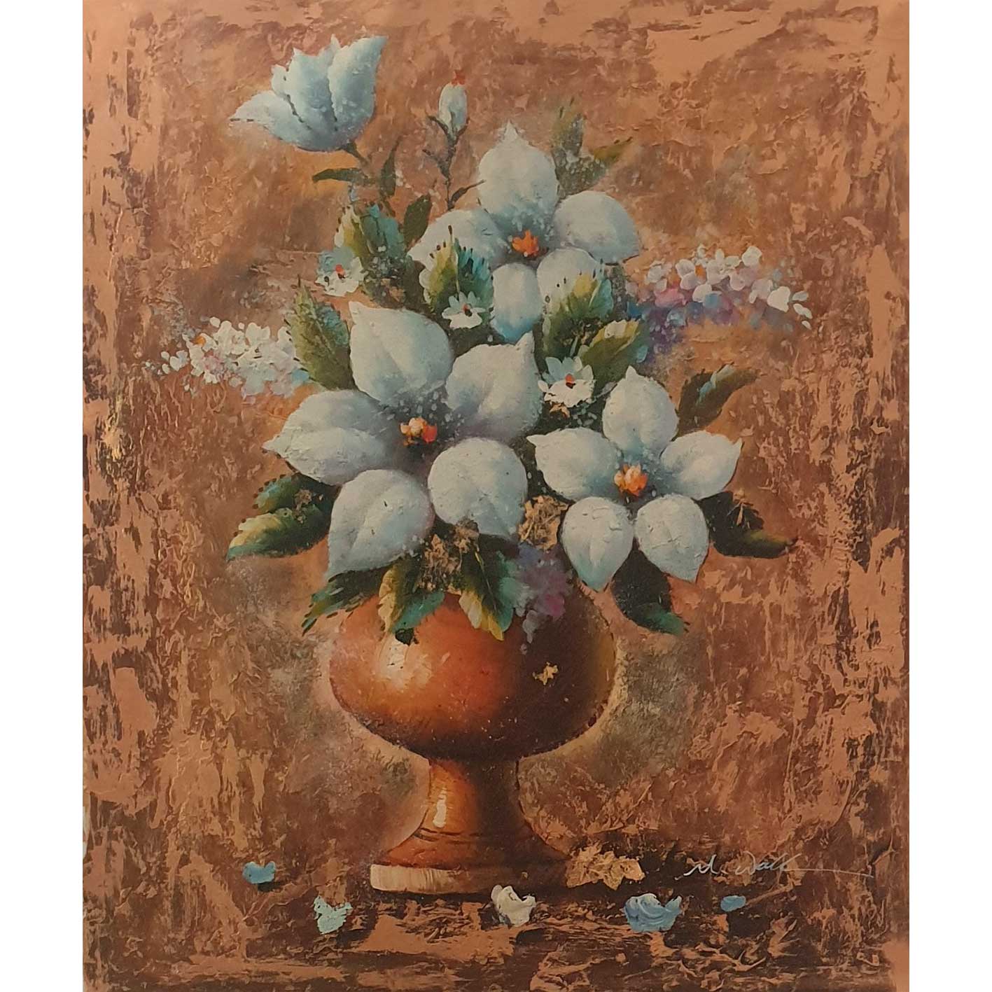 Decorative Flower Painting 50x60 cm