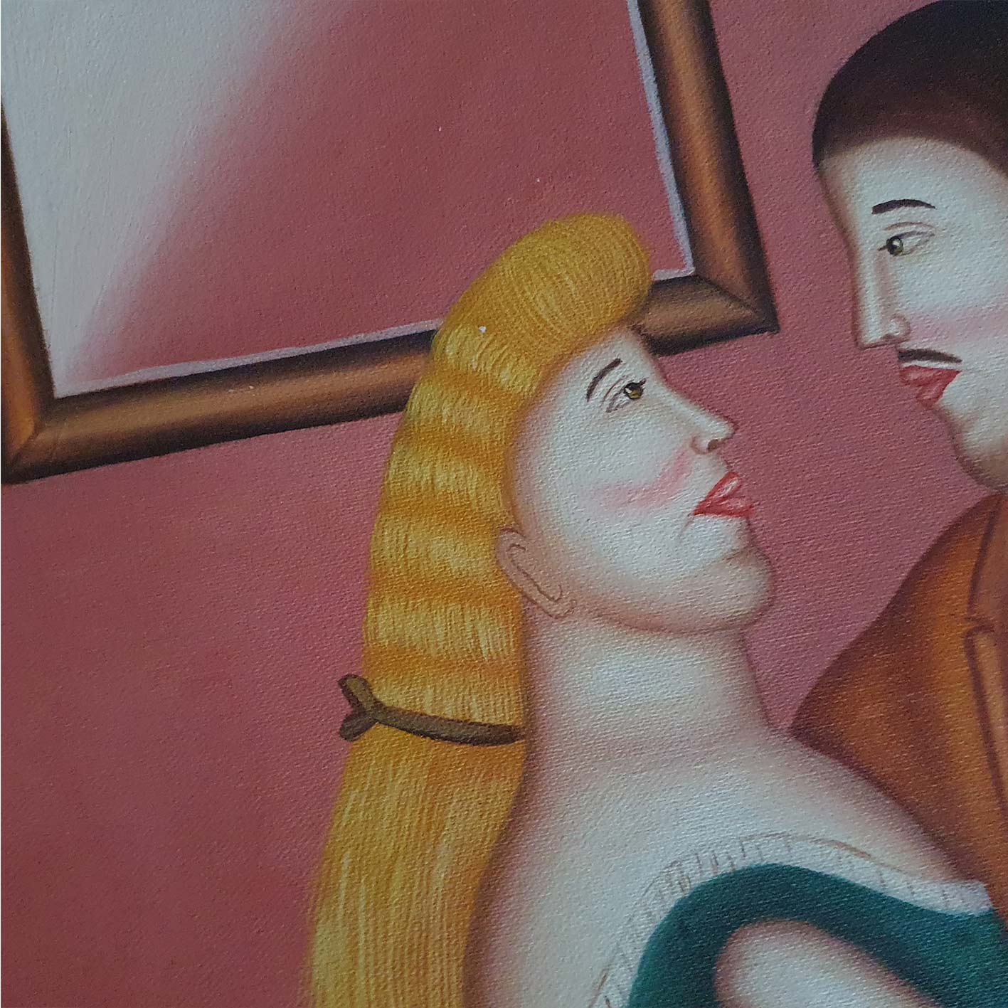 Botero Dance Painting 50x60 cm