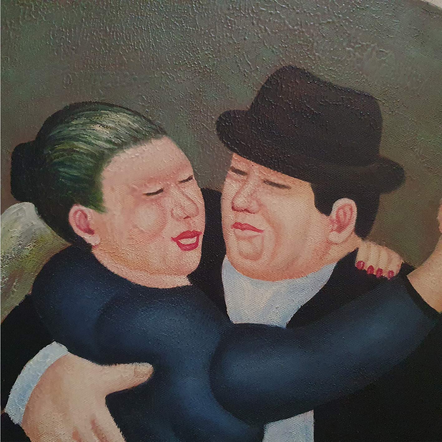 Botero Dance V Gemälde 50x60 cm