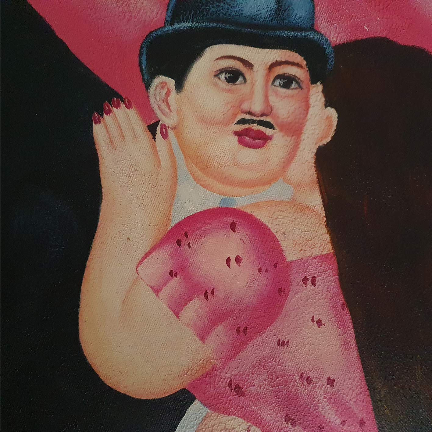 Botero Dance III painting 50x60 cm