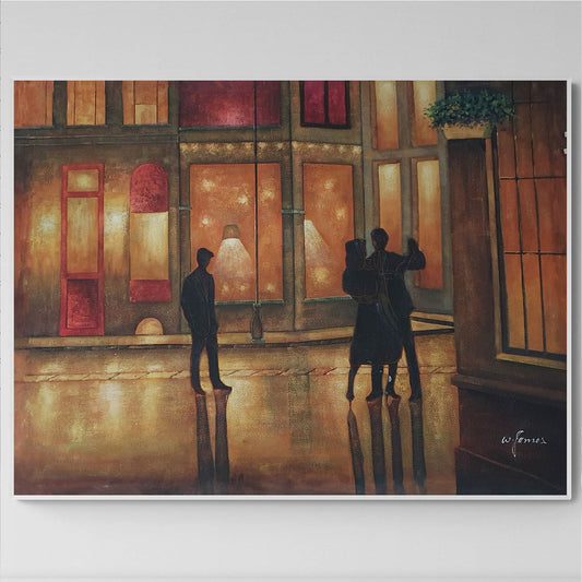 Dancing Couple Painting 120x90 cm