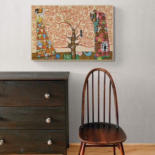 Gustav Klimt Baumgemälde 90x60 cm