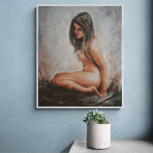 Cuadro Desnudo Mujer 50x60 cm