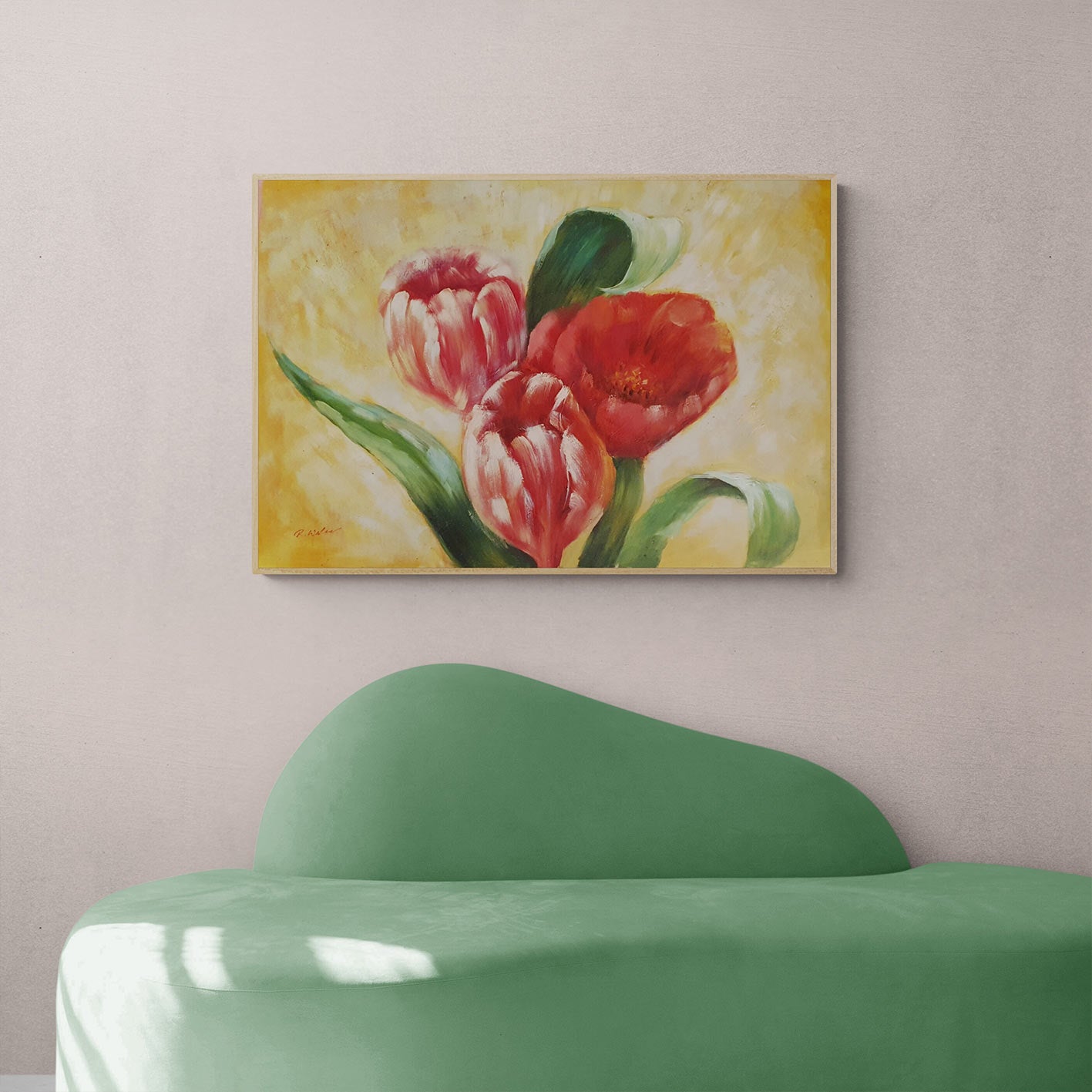 Tulips Decor Painting 90x60 cm