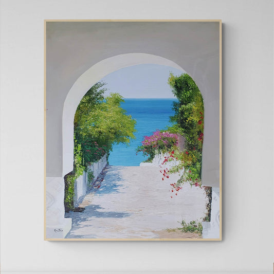 Andalusia Sea painting 80x100 cm