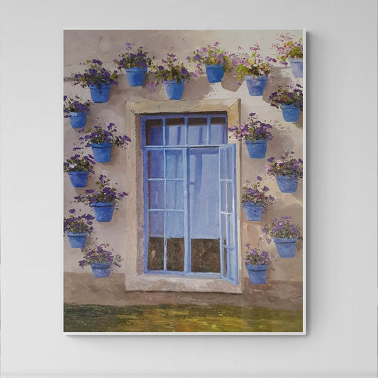 Andalusien Fensterbild 80x100 cm