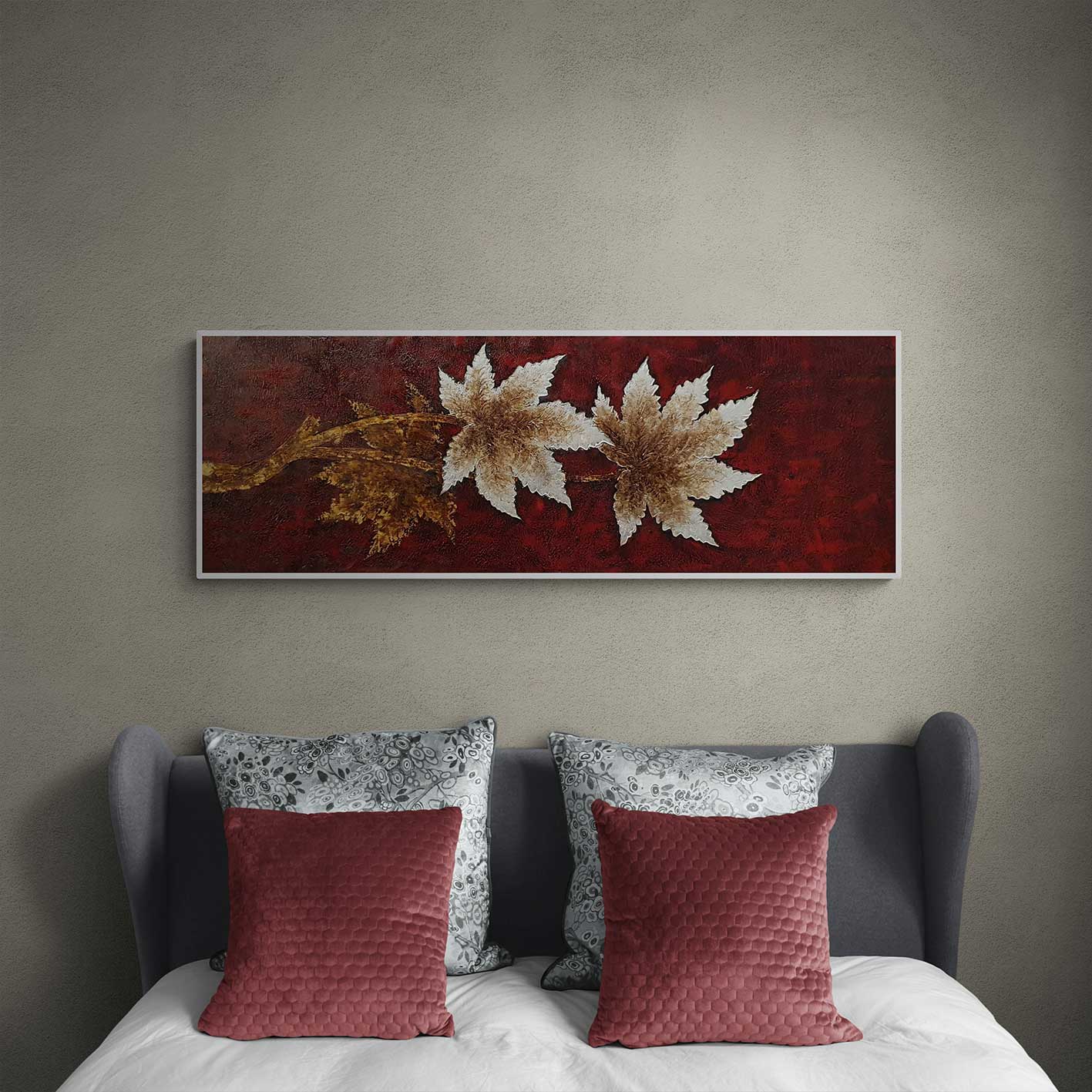 Decorative Painting Palm Tree 120x40 cm
