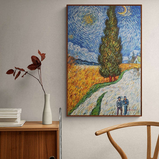 Van Gogh painting Path 60x90 cm