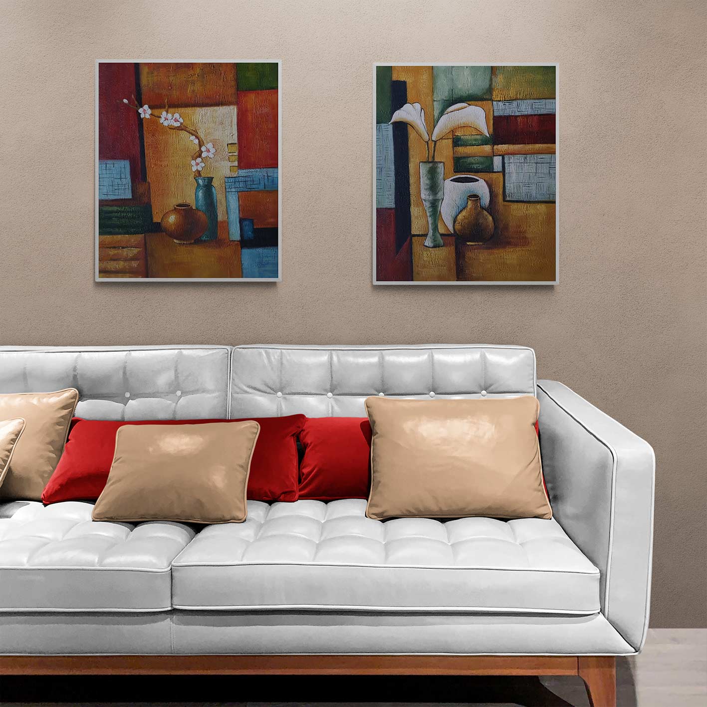 Absence Diptych Painting 50x60 cm [2 pieces]