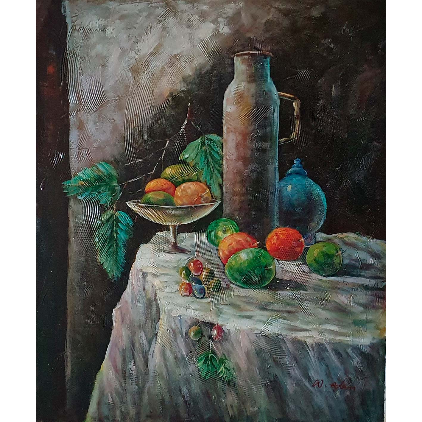 Still Life Composition Painting 50x60 cm
