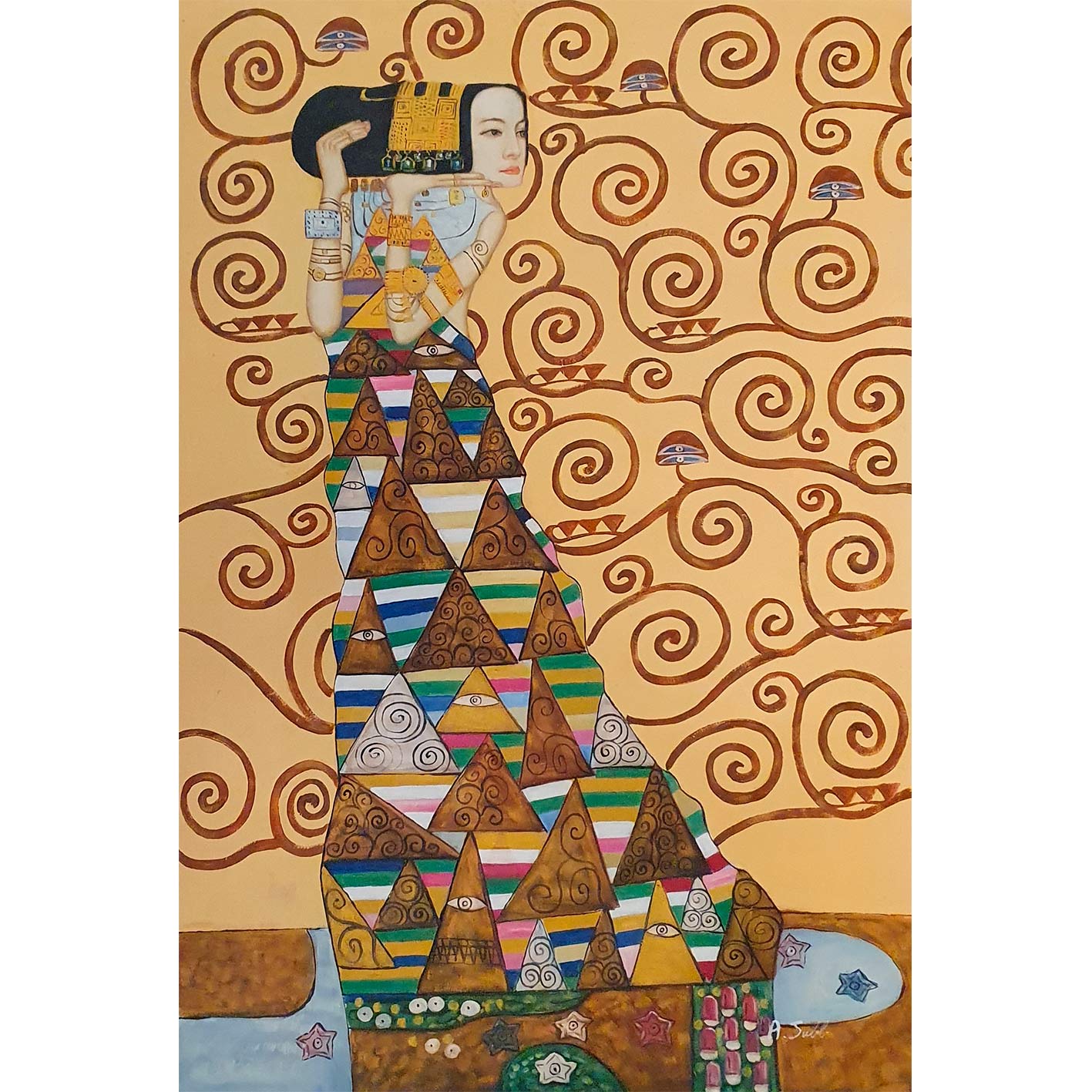 Cuadro Gustav Klimt I  60x90 cm