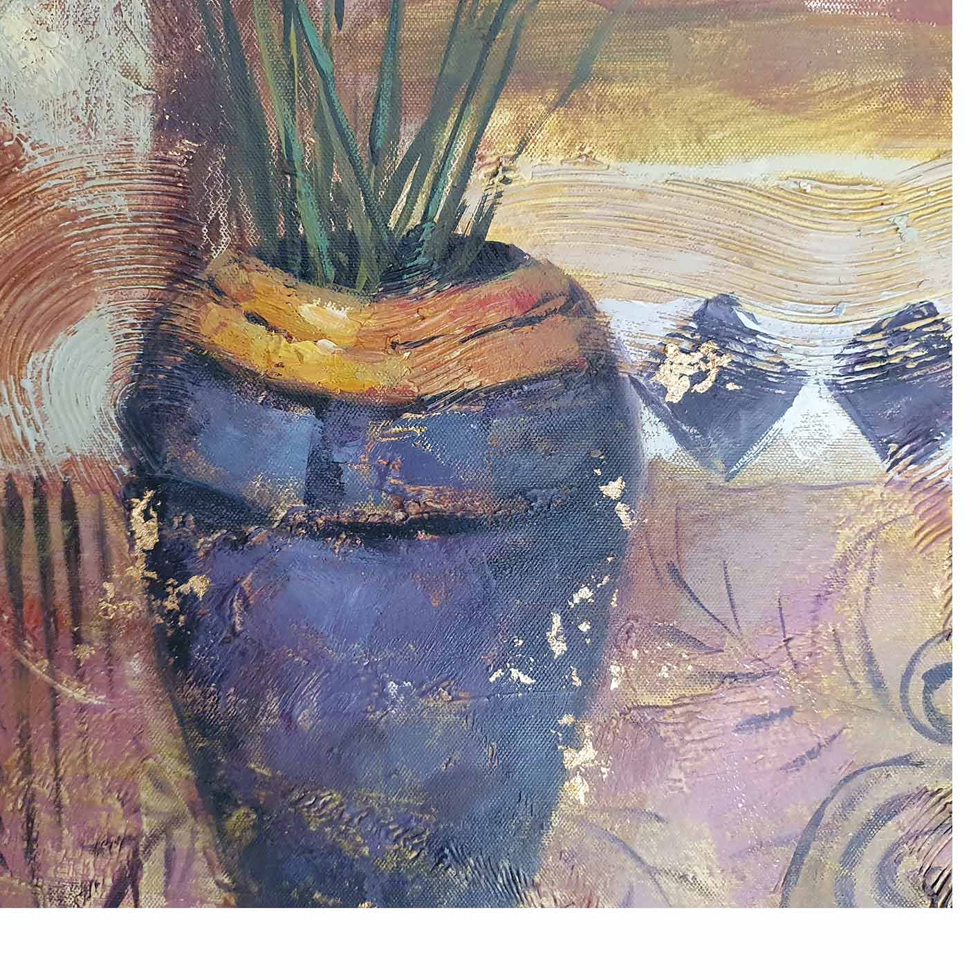 Blumendekor-Diptychon-Gemälde 50x60 cm [2 Stück]