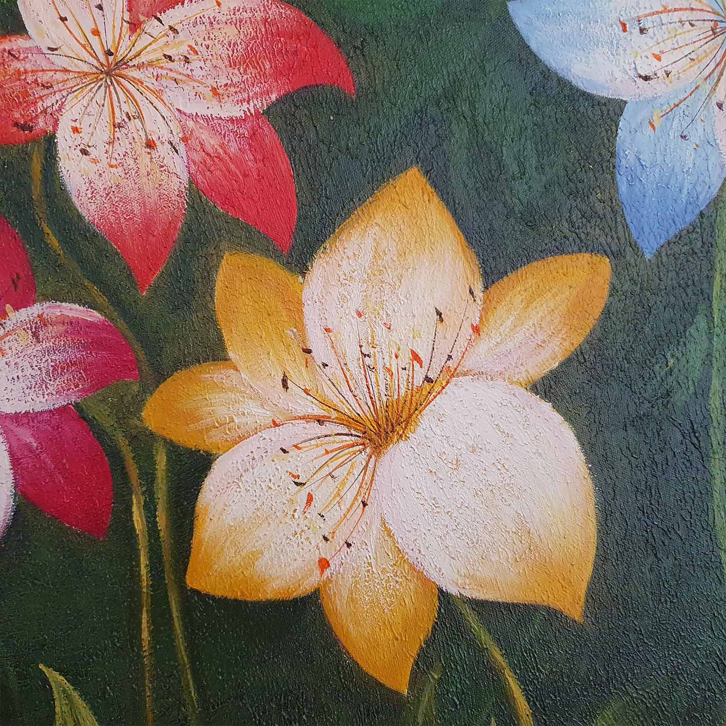 Flower Garden Painting 50x60 cm [2 pieces]