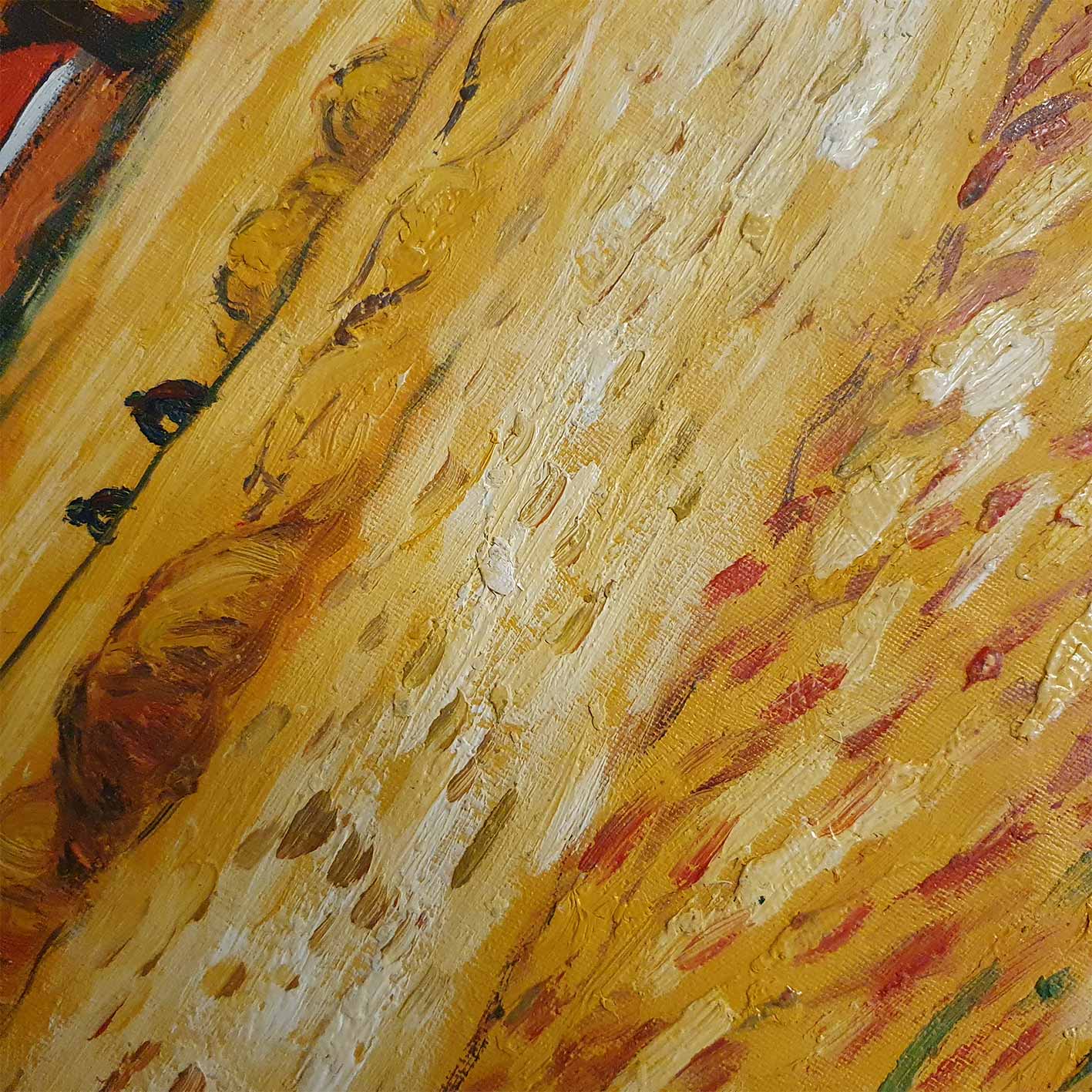 Cuadro Van Gogh Campo de Trigo al Atardecer 90x60 cm