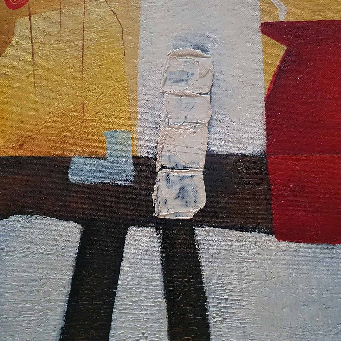 Diptychon Gemälde Stillleben Azucena 60x50 cm [2 Stück]