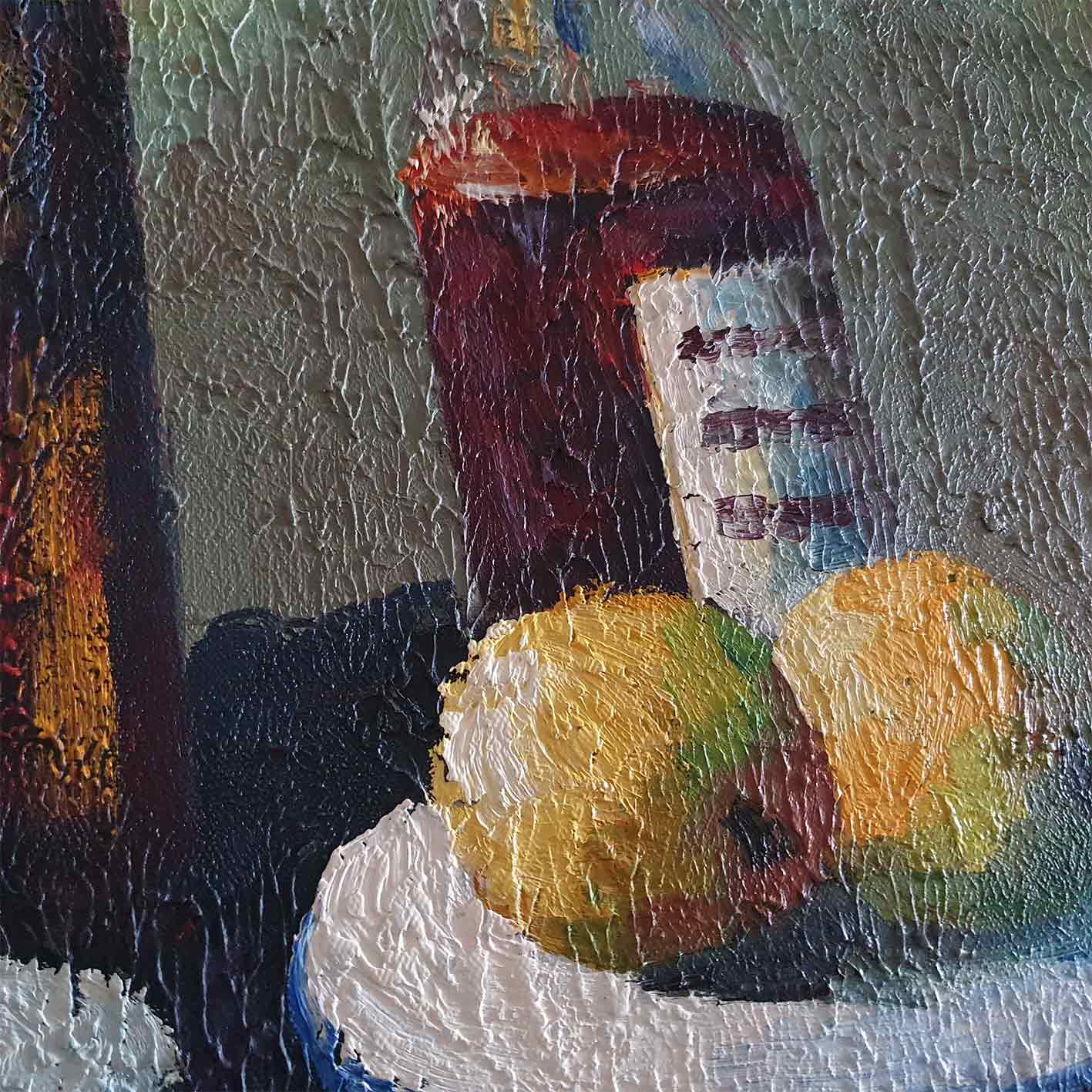 Wein-Diptychon-Gemälde 50X60 cm [2 Stück]