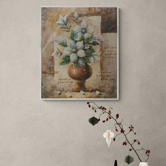 Decorative Vase Flower Picture 50x60 cm