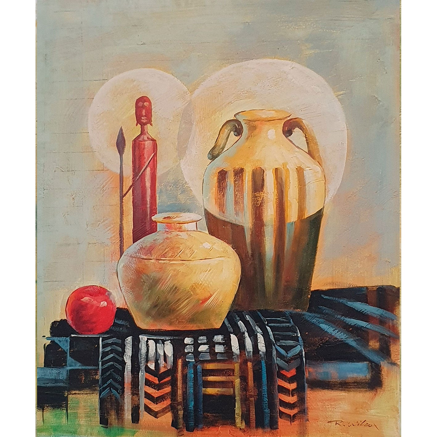 Still Life Diptych Painting New 50x60 cm [2 pieces]