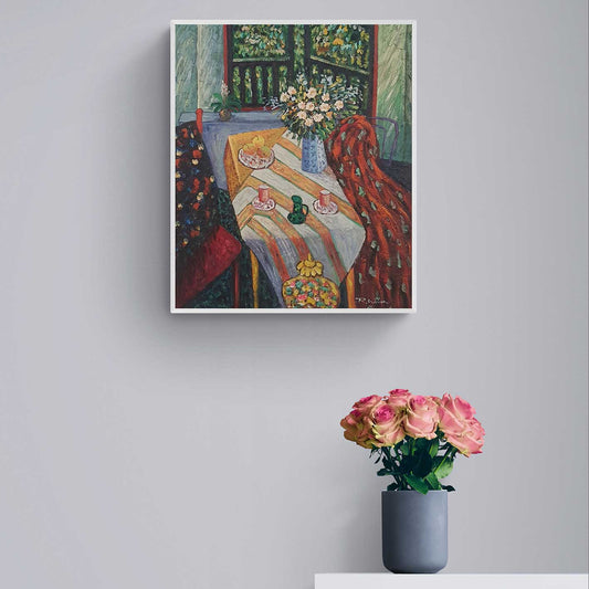 Blumentische Malerei 50x60 cm