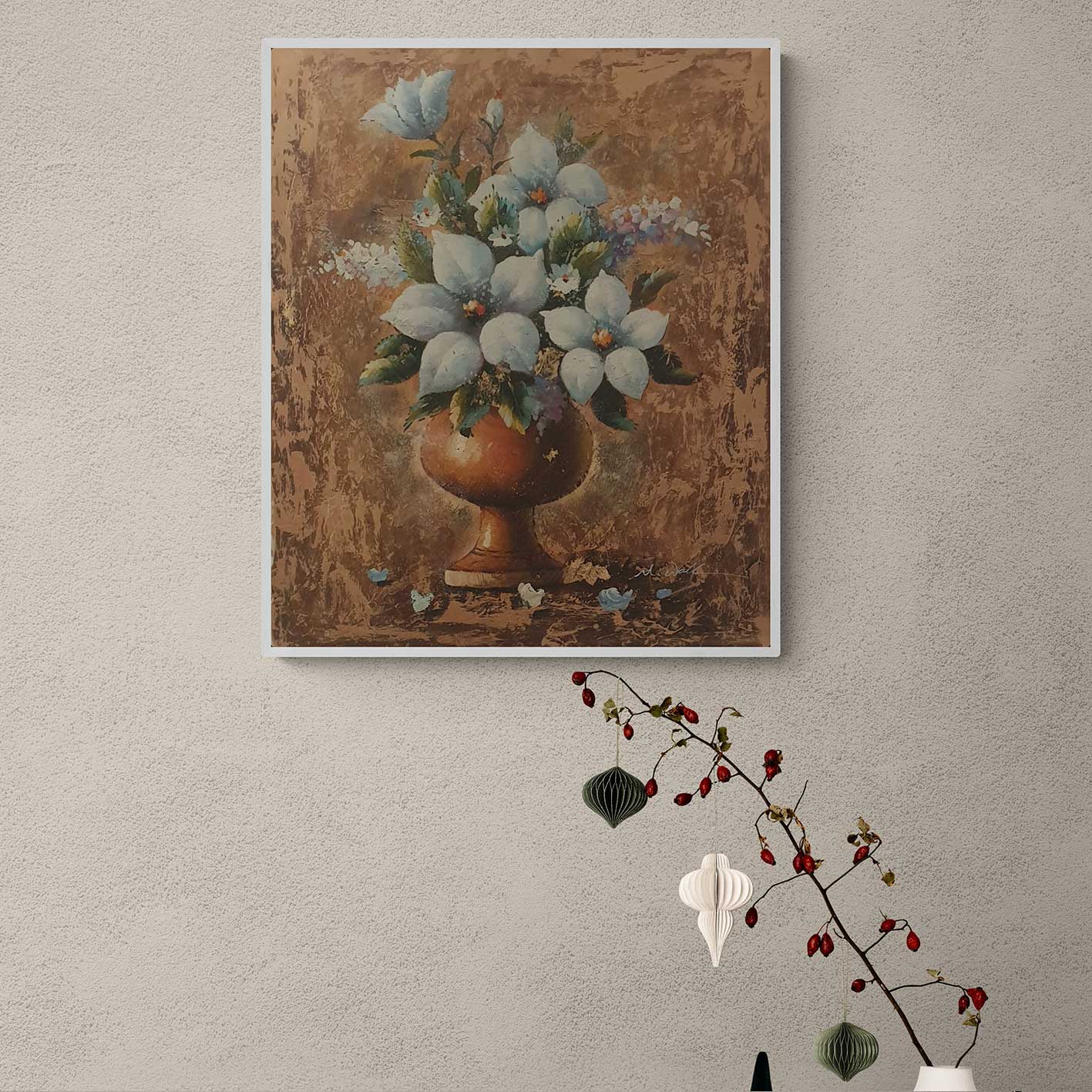 Cuadro Flores Decorativo 50x60 cm