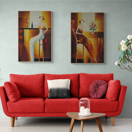 Bar II Diptych Painting 60x90 cm [2 pieces]