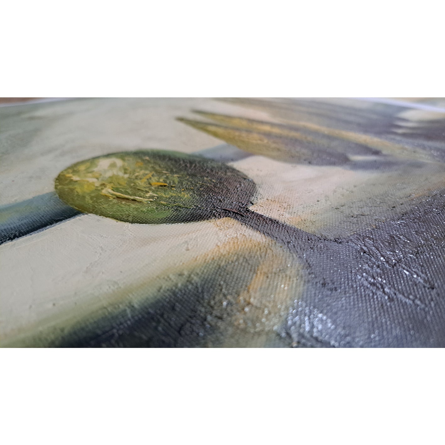 Richtung Landschaft Diptychon Gemälde 50X60 cm [2 Stück]
