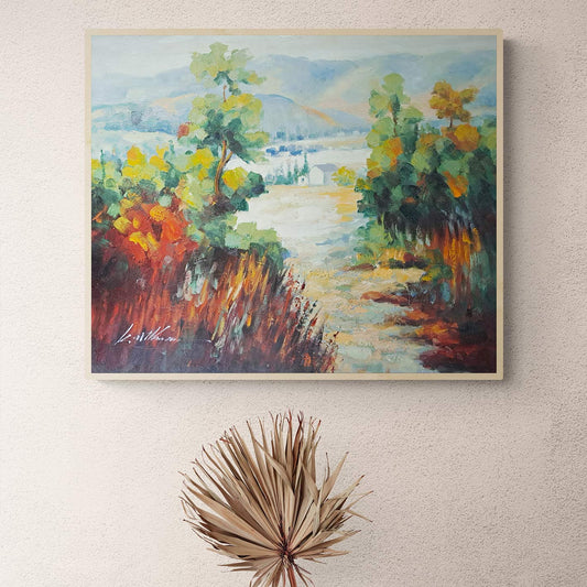 Path Landscape Painting 60x50 cm