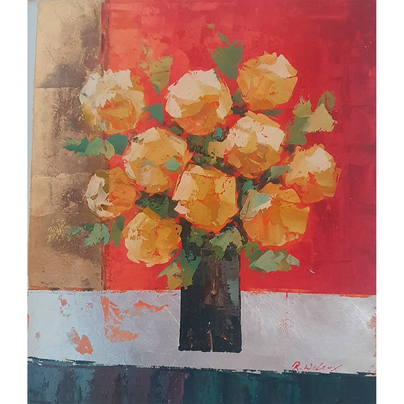 Diptych Square Vase Painting 50x60 cm [2 pieces]