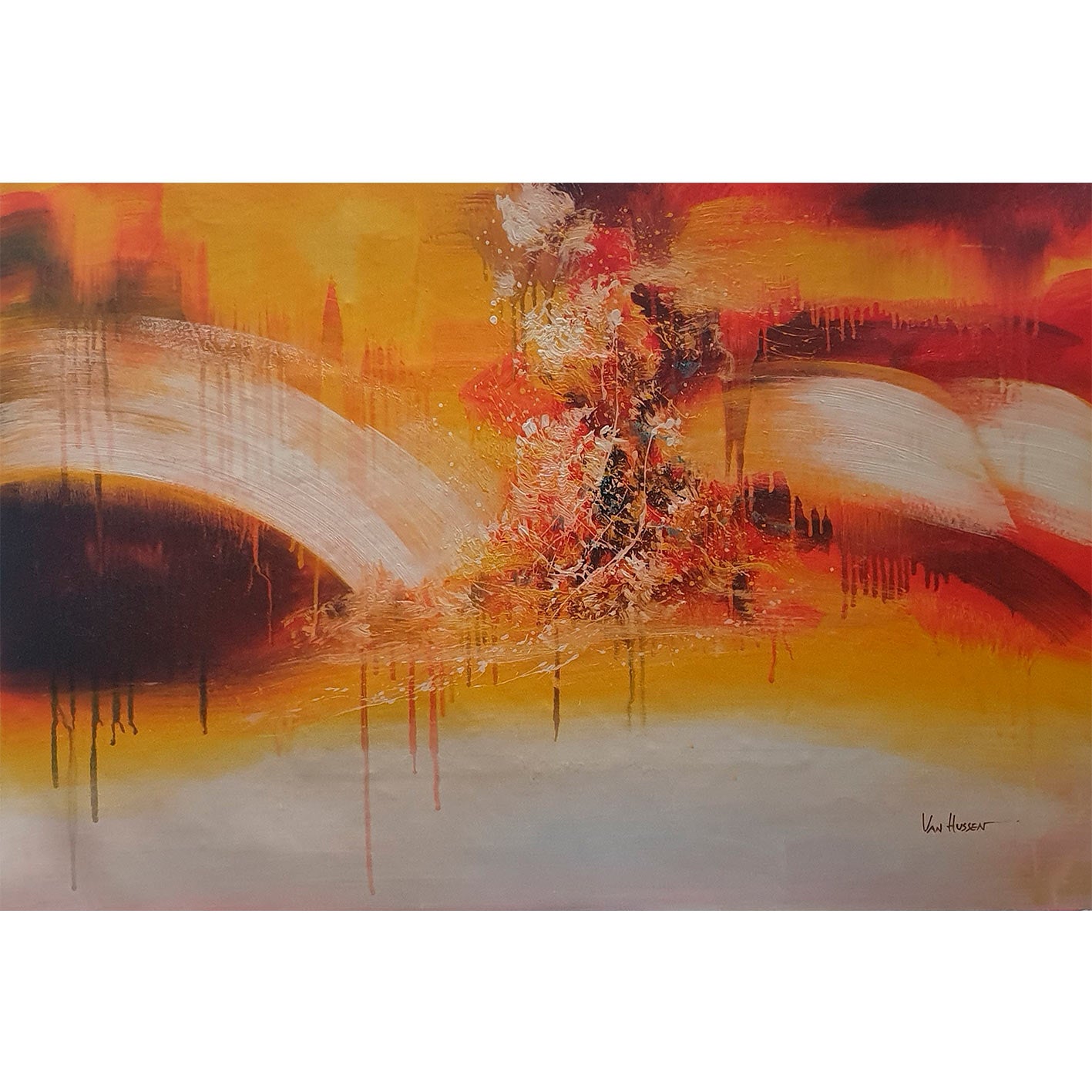 Abstrakte Gemälde V 90x60 cm