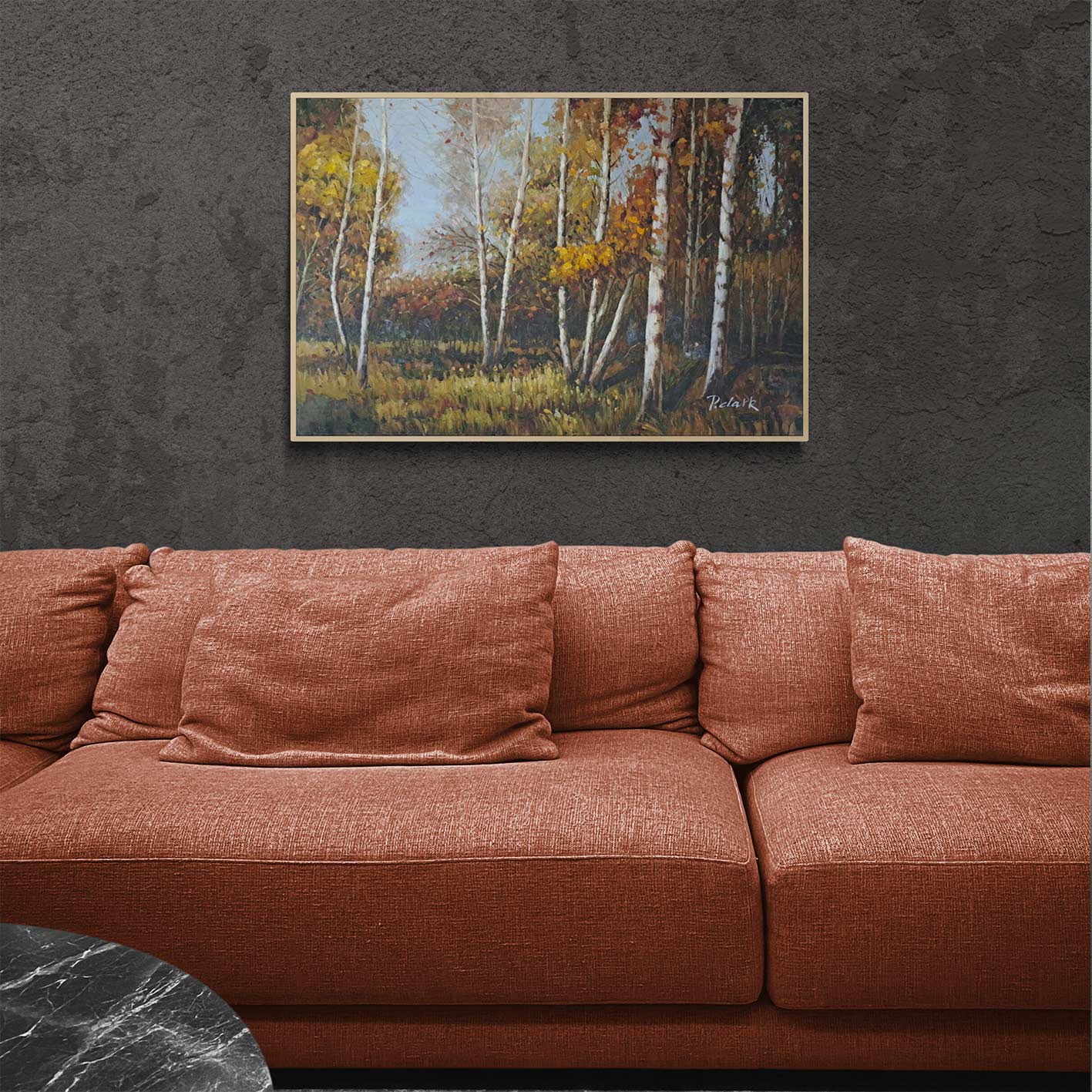 Lost Forest painting 90x60 cm