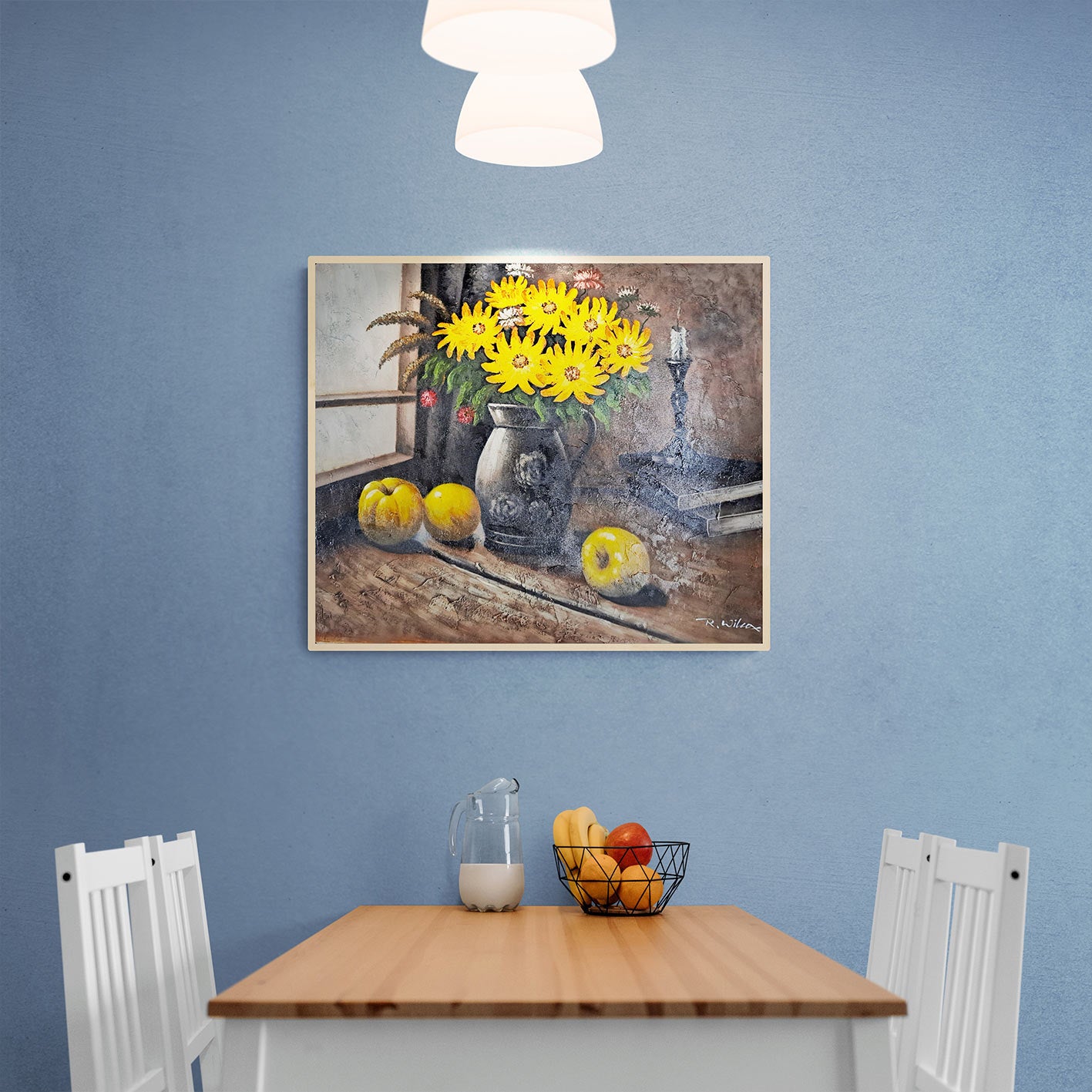 Lemon Tree Still Life Painting 60x50 cm
