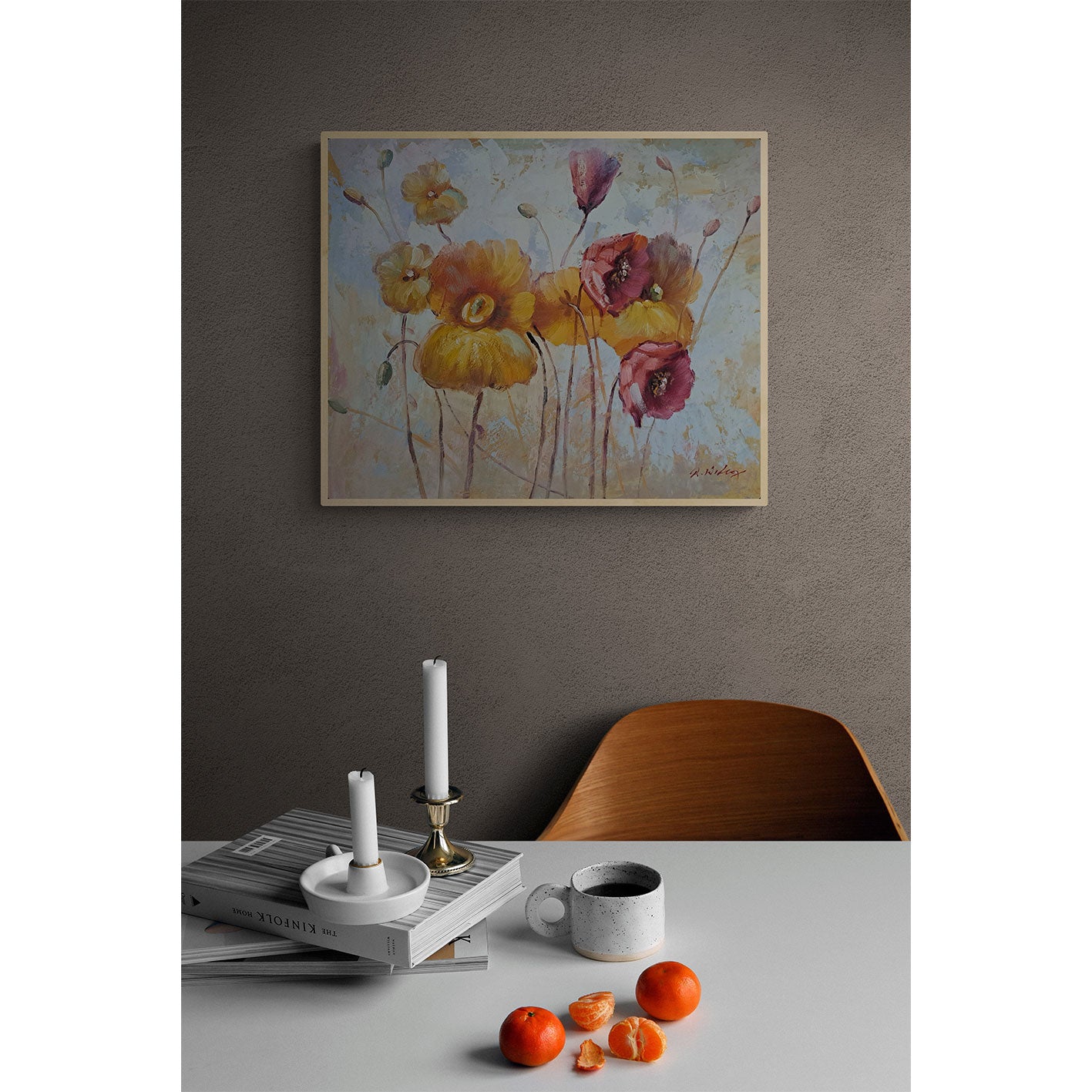 Cuadro Color Flor II 60x50 cm