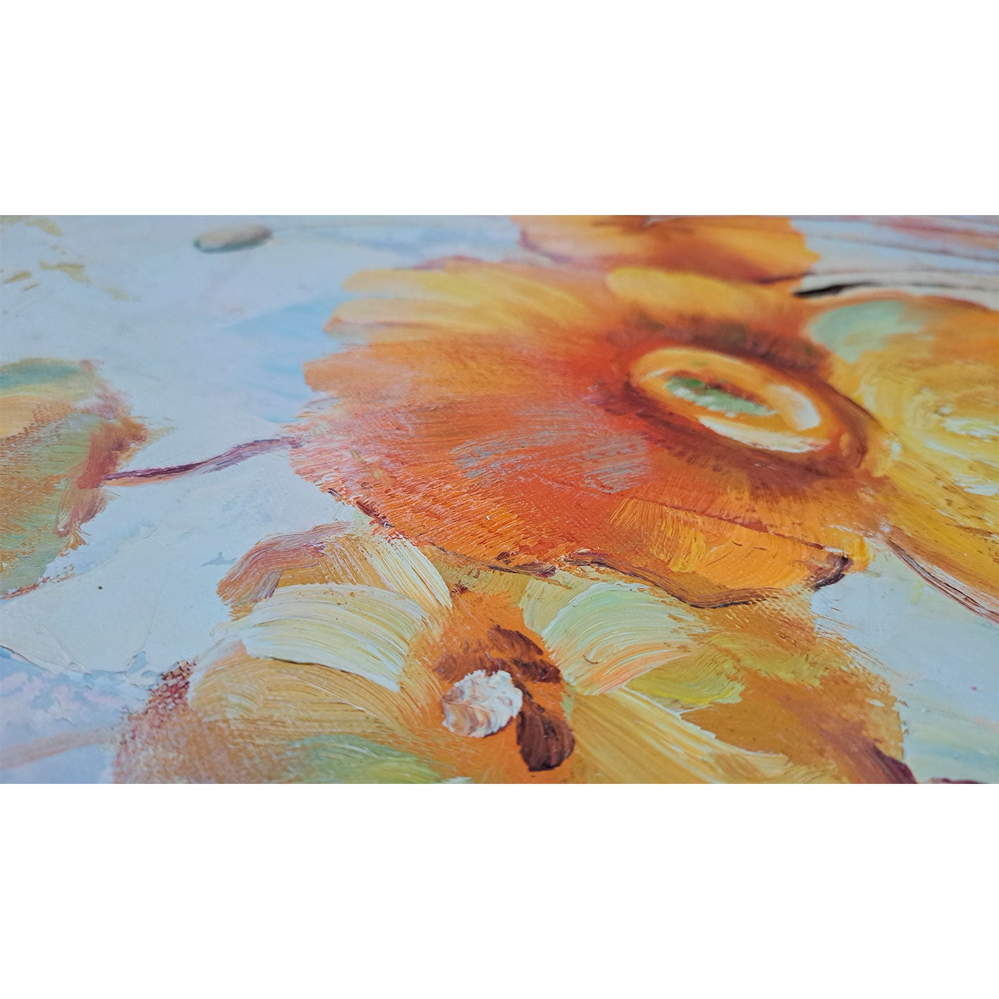 Color Flower II Painting 60x50 cm