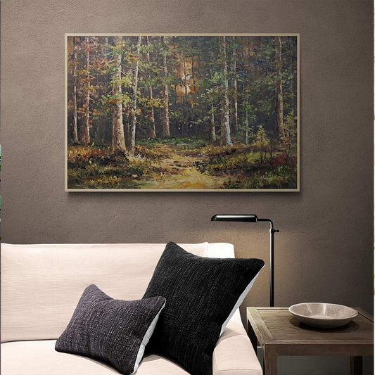 The forest painting 90x60 cm