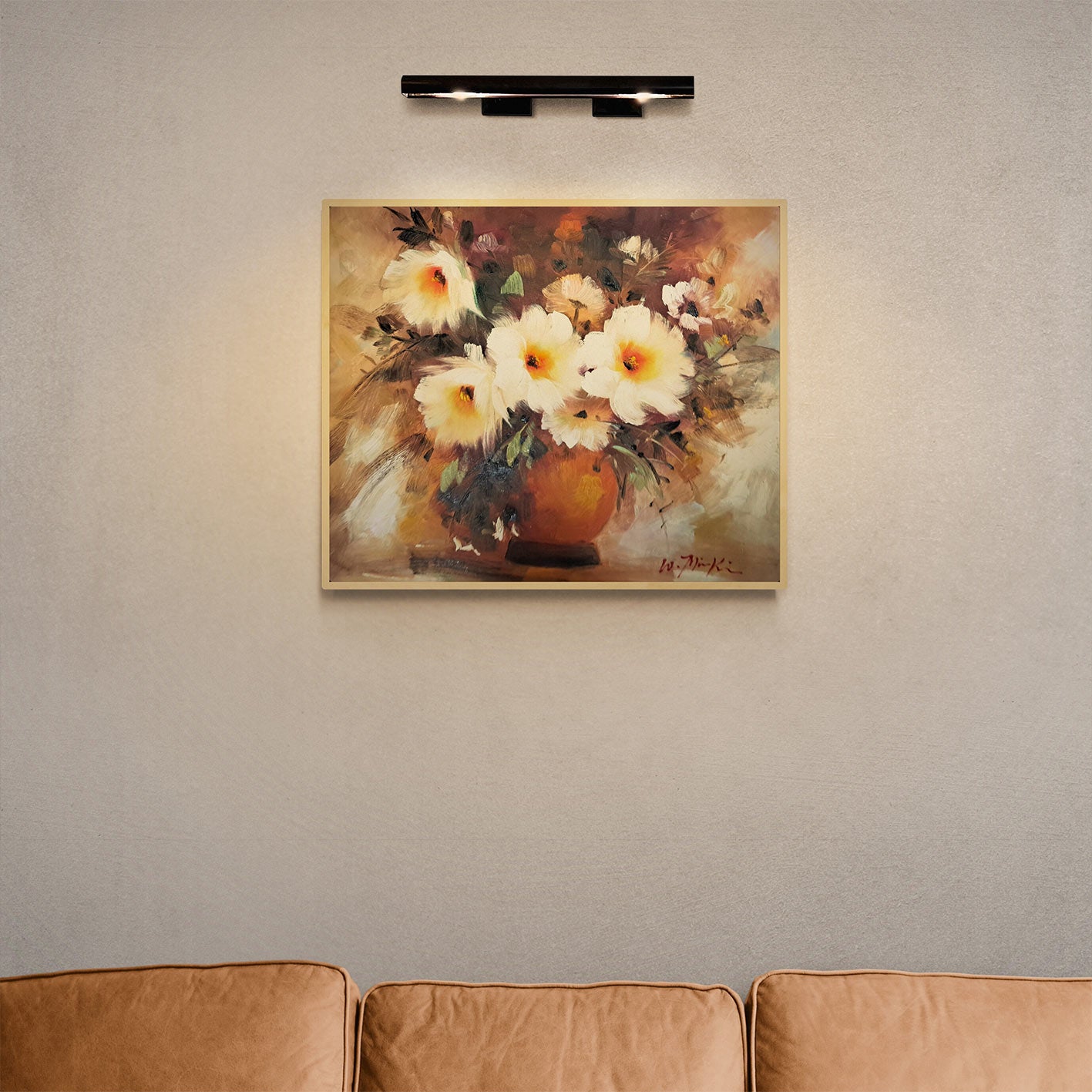Interior Flowers Painting 60x50 cm