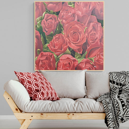 Painting Roses Oil