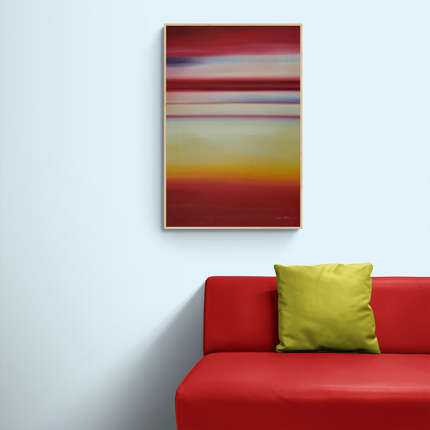 Diffusionsfarben-Gemälde 60x90 cm