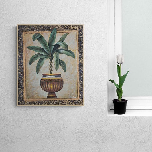Decorative Palm Tree Painting 50x60 cm