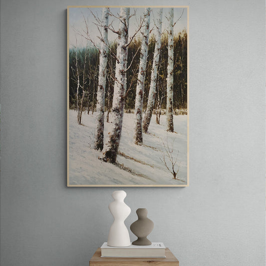 Snowy Forest Oil 60x90 cm