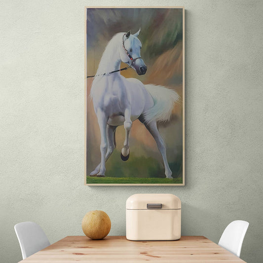 Arabisches Pferdegemälde 50x90 cm